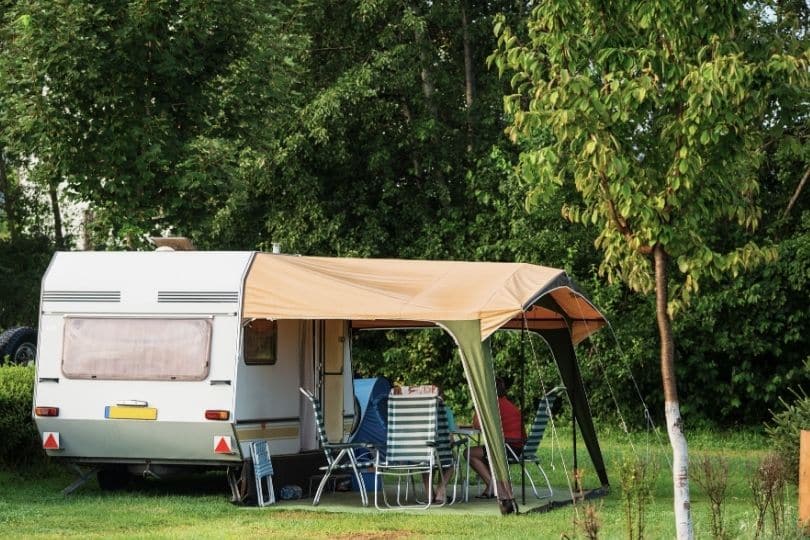 camping with spacious pitches